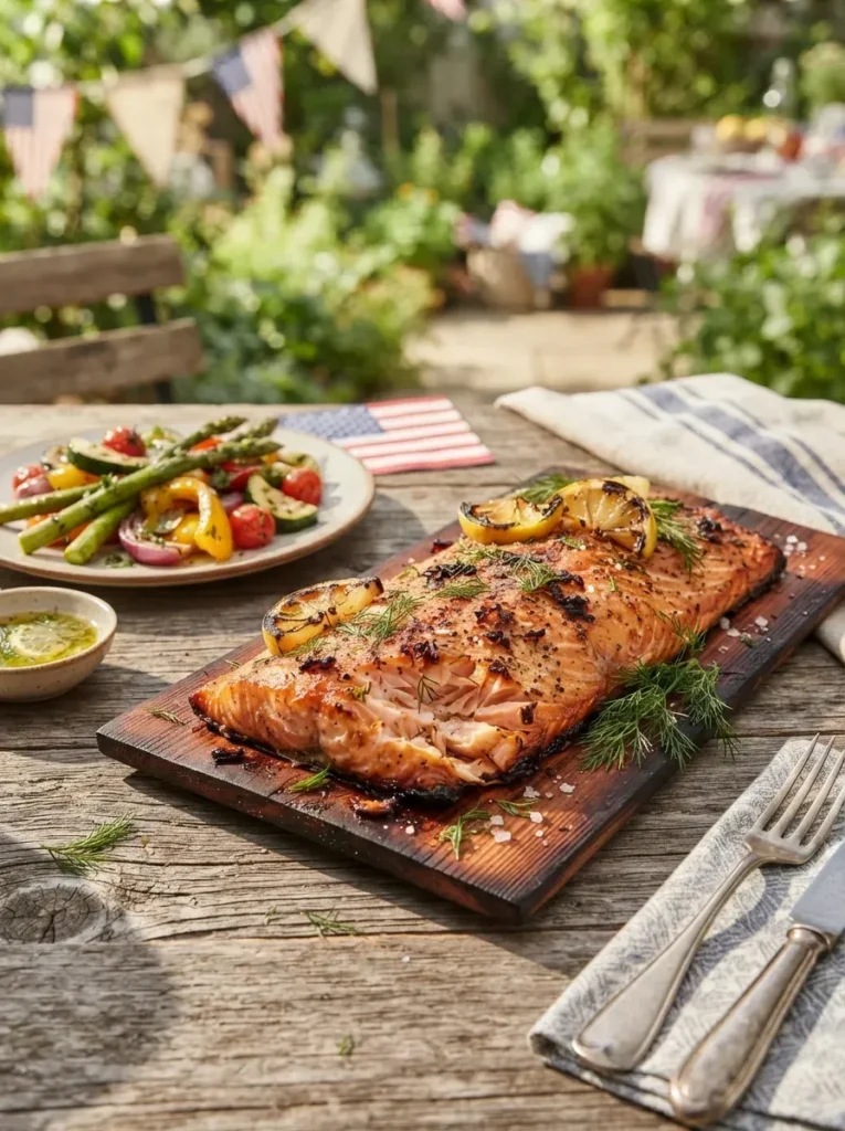10. Cedar Plank Salmon