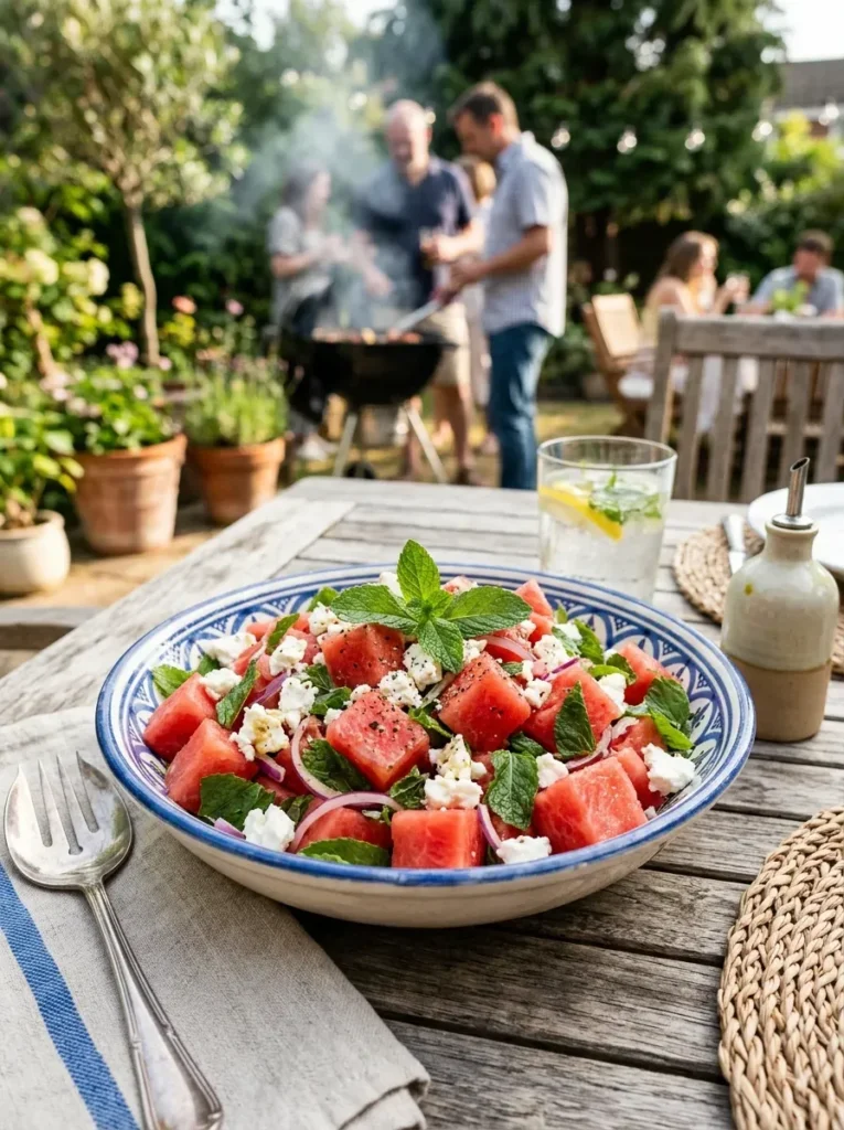 10. Fresh Watermelon Salad