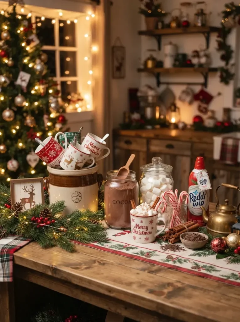 10. Set Up a Hot Cocoa Station