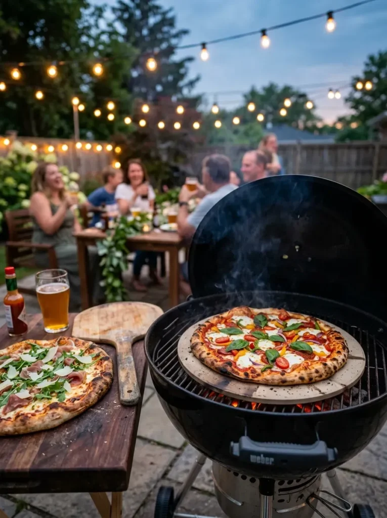 11. Grilled Pizza Night
