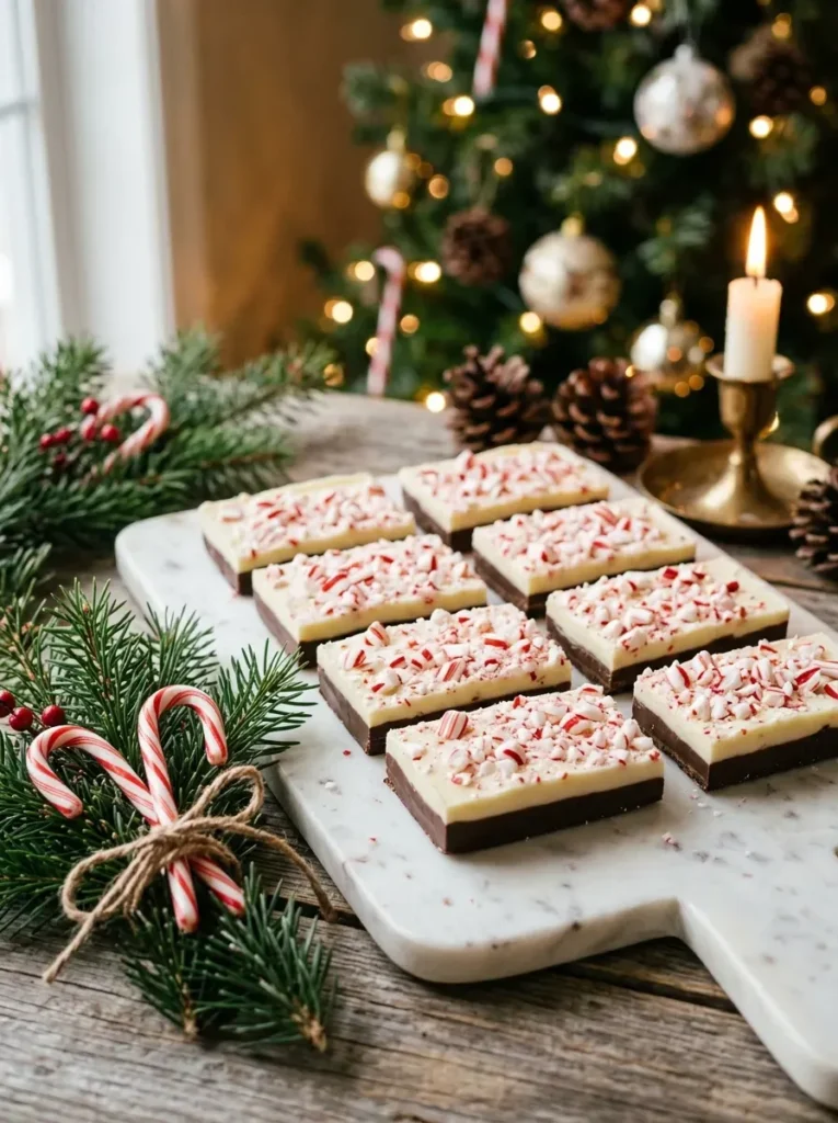 11. Peppermint Bark Bars