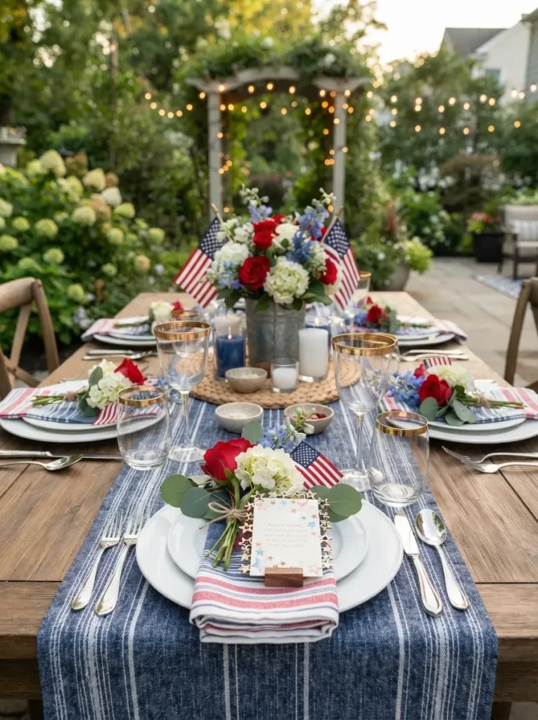 11. Personalized Place Cards With Star Cutouts
