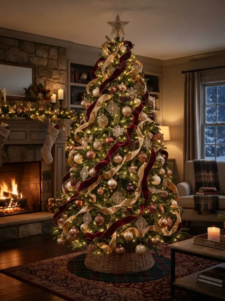 12. Add Ribbon Instead of Just Lights