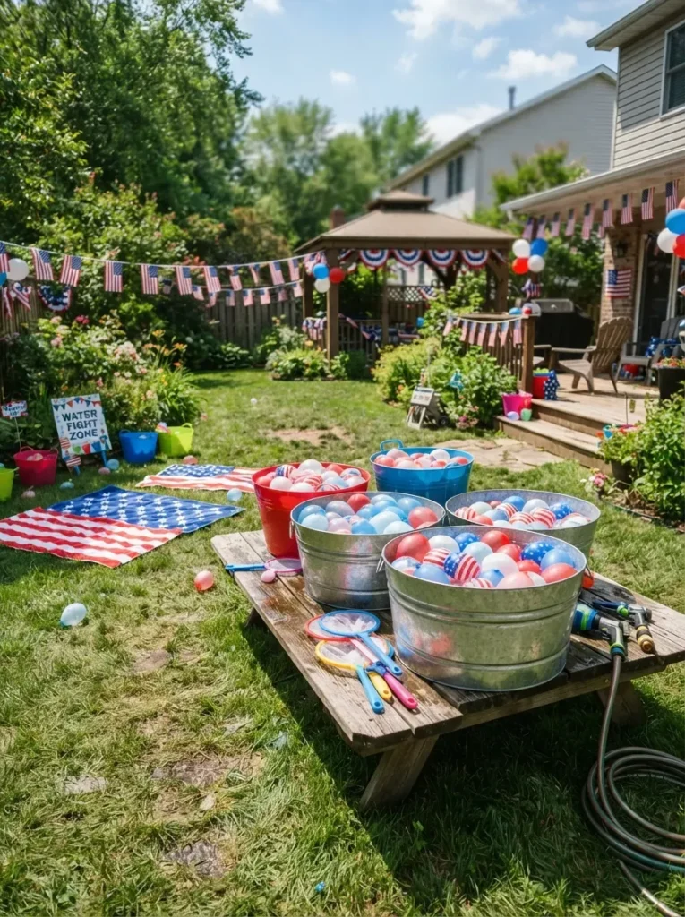 13. Plan a Backyard Water Balloon Fight