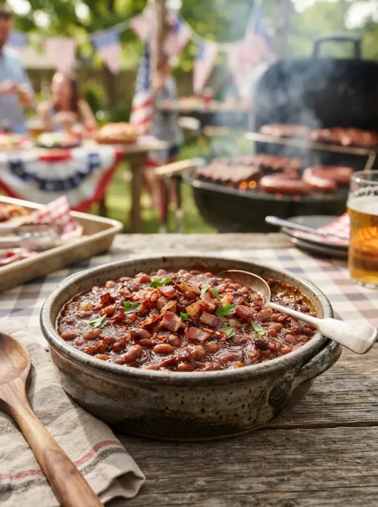 14. Baked Beans with a Kick