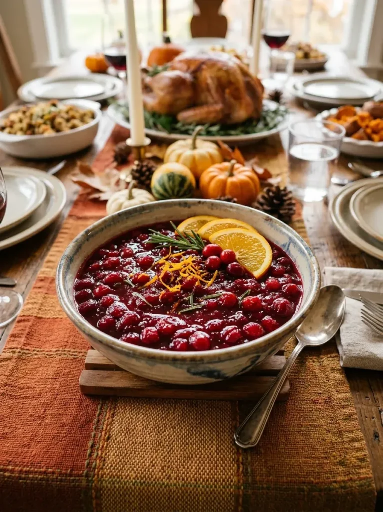 14. Cranberry Sauce with Orange Zest