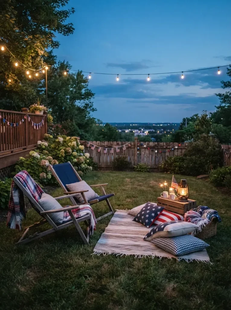 14. Set Up a DIY Firework Viewing Area