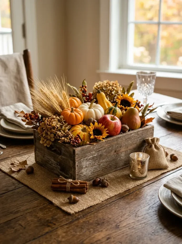 14. Set Up a Small Harvest Vignette