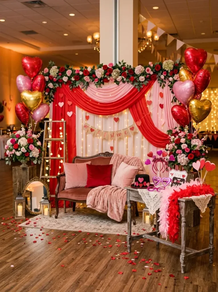 15. Build A Photo Booth With Fun Props