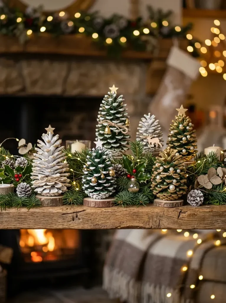 15. Candle Centerpiece with Greenery