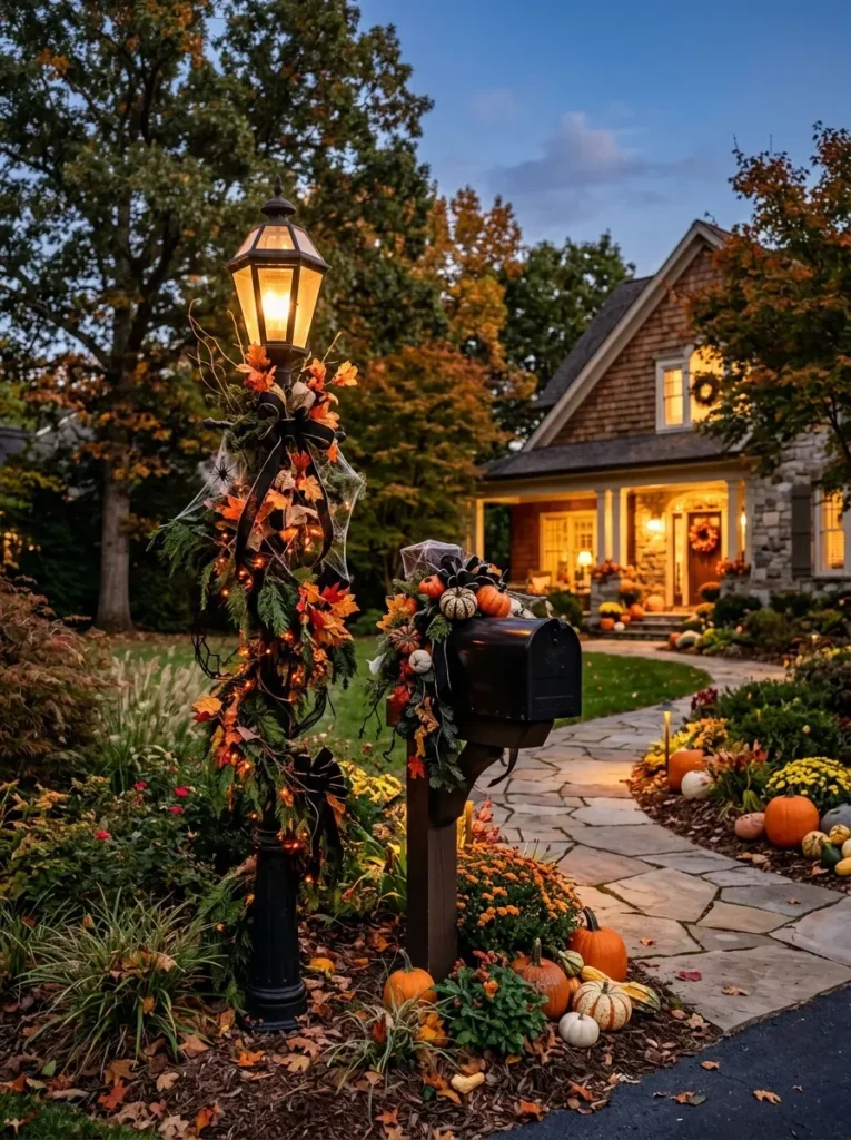 15. Decorate Your Mailbox and Lamp Post