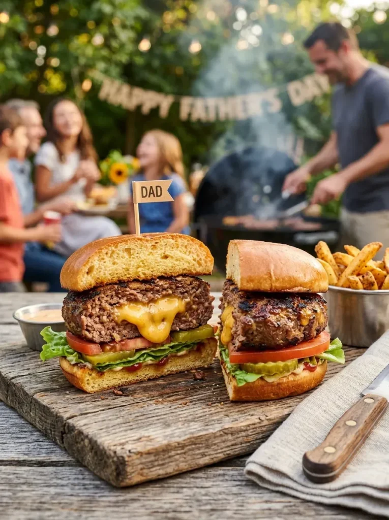 15. Stuffed Burgers