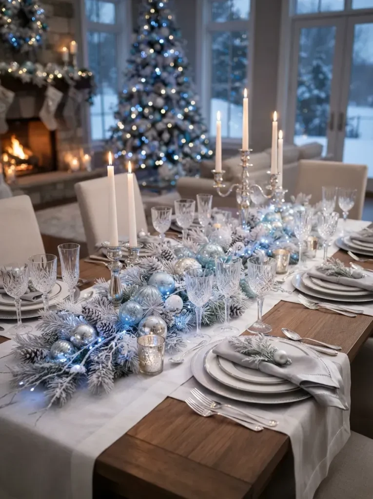 16. Blue and Silver Winter Wonderland