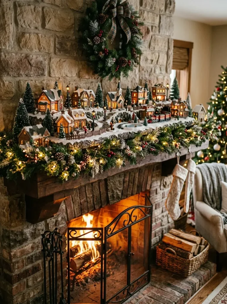 16. Mini Christmas Village