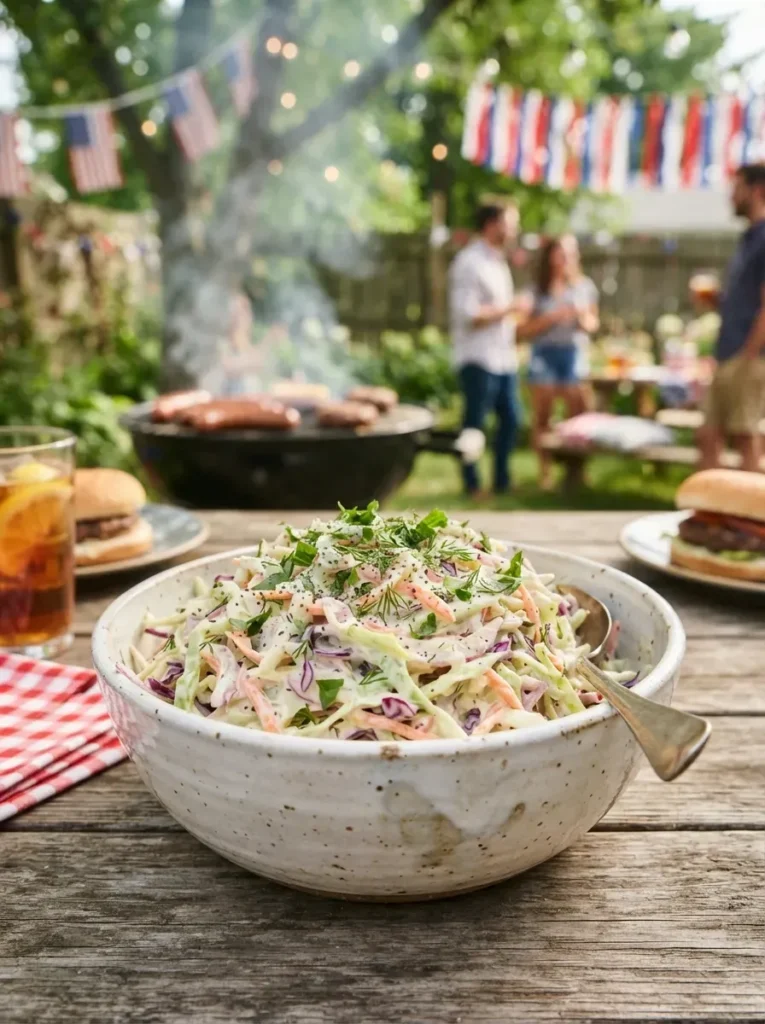 17. Coleslaw with a Tangy Dressing