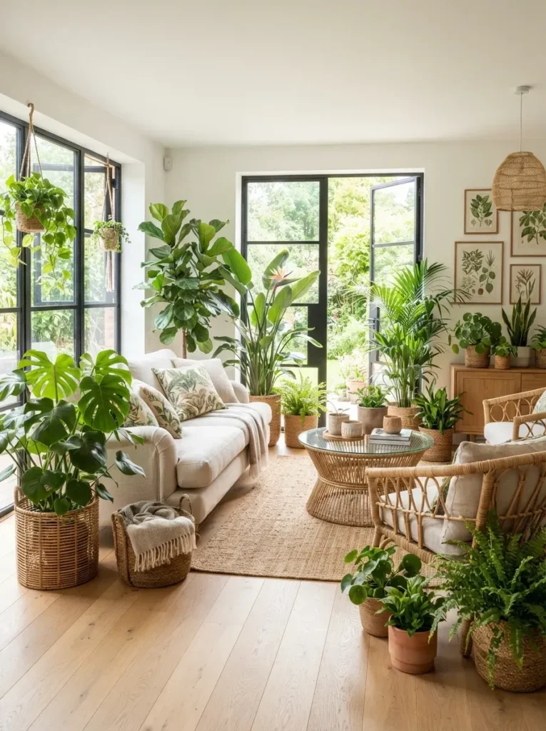 17. Decorate With Tropical Plants