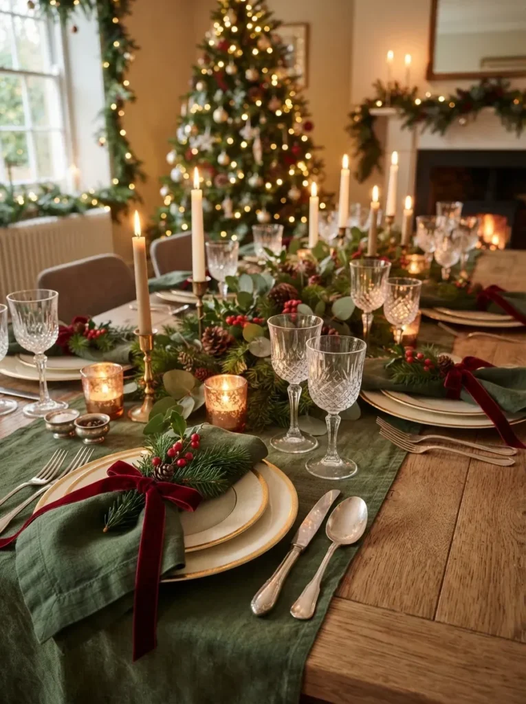 17. Use Cloth Napkins with Ribbon