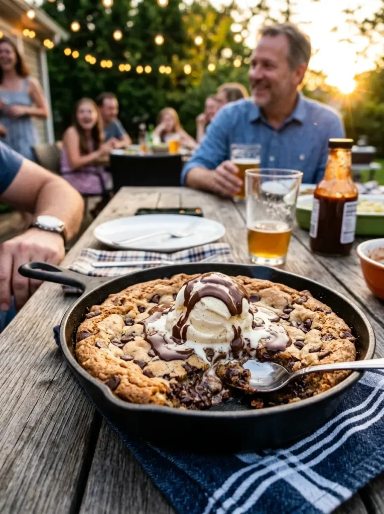 18. Chocolate Chip Cookie Skillet