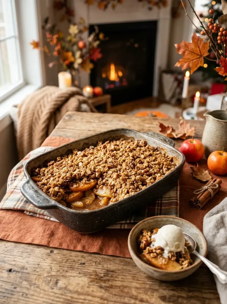 19. Apple Crisp with Oat Topping