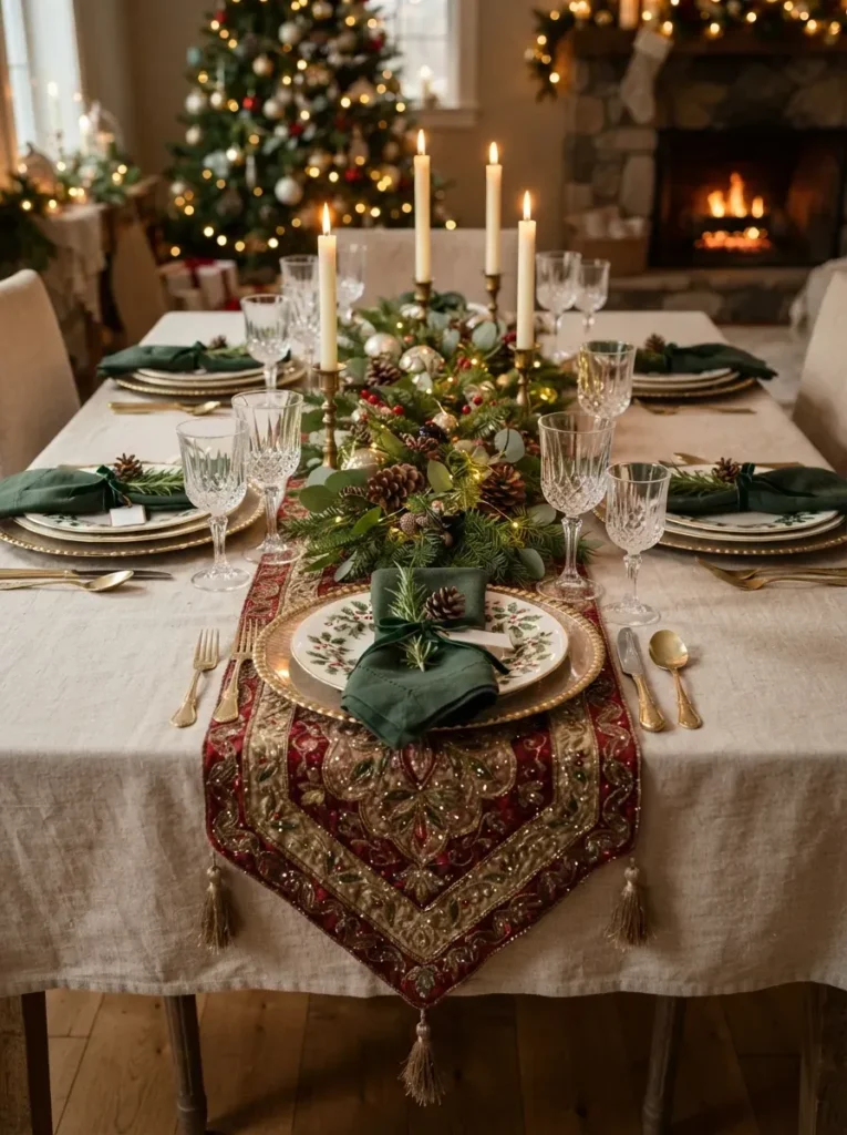 19. Layered Table Linens