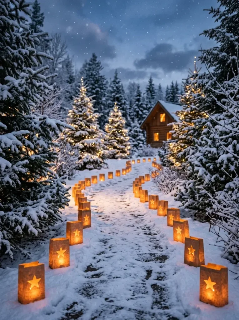 19. Luminaries Made from Paper Bags