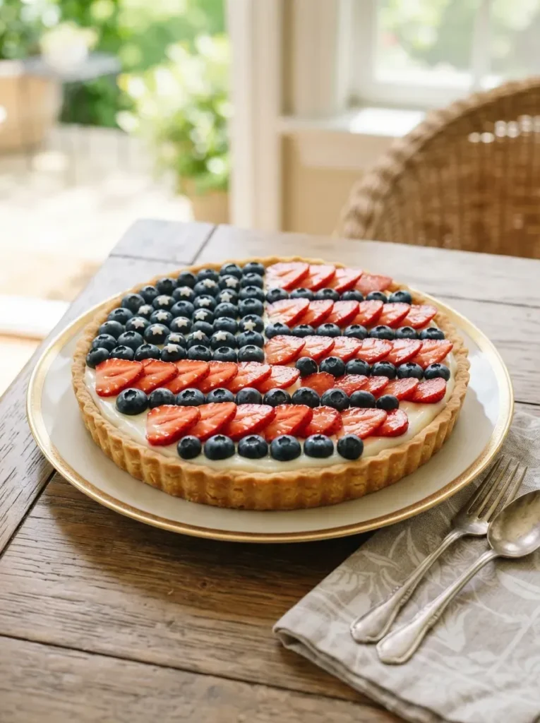 2. Flag Fruit Tart