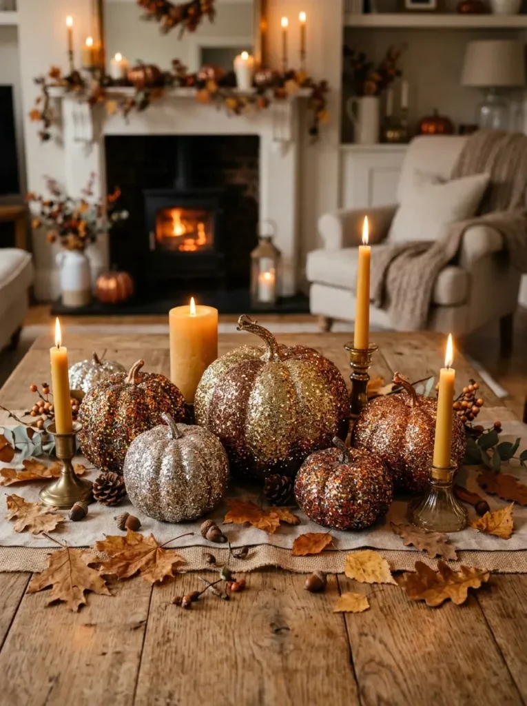 2. Glitter Pumpkins