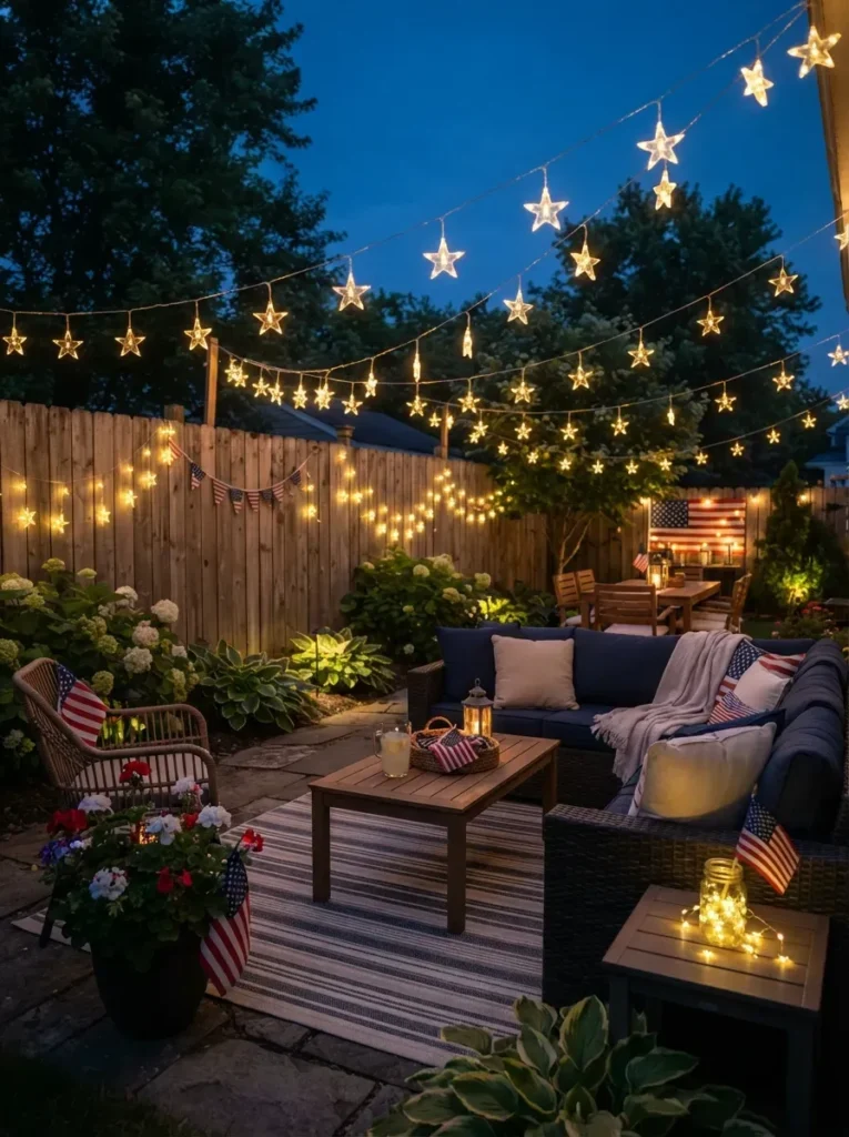 2. Star Shaped String Lights