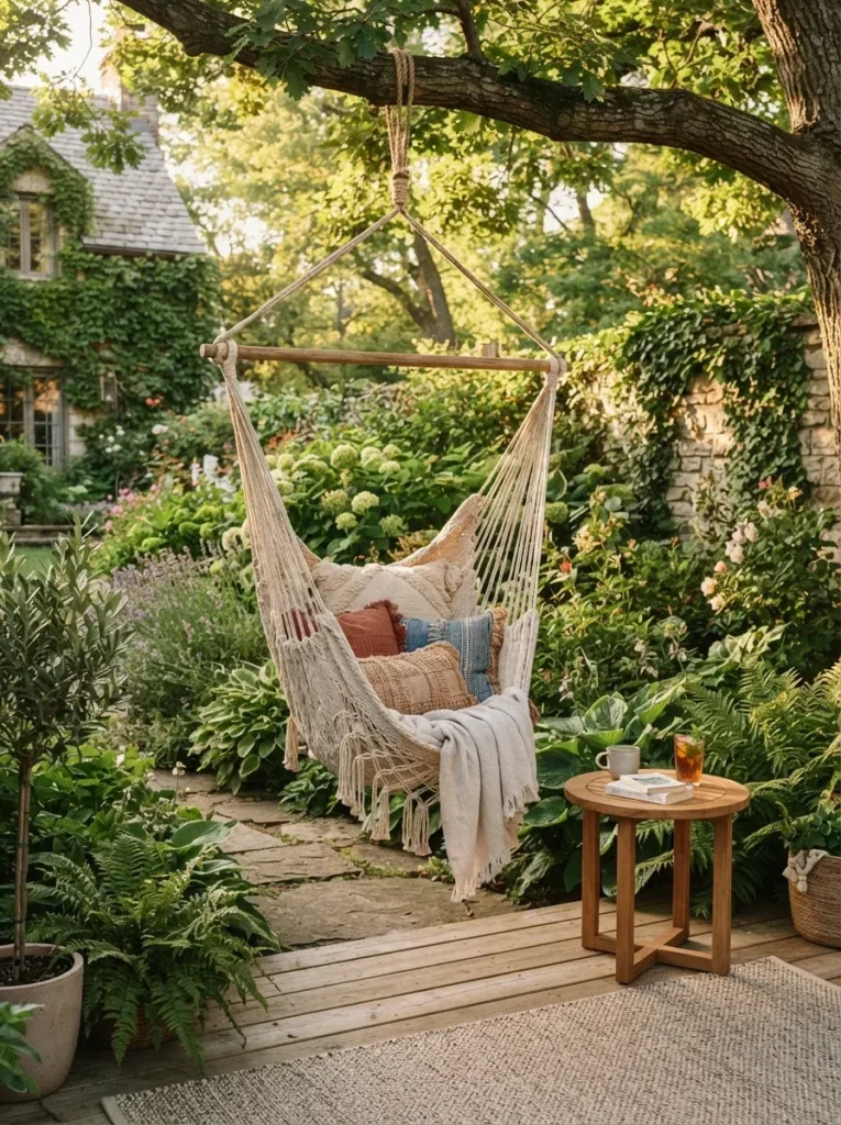 20. Add a Statement Hammock or Swing Chair