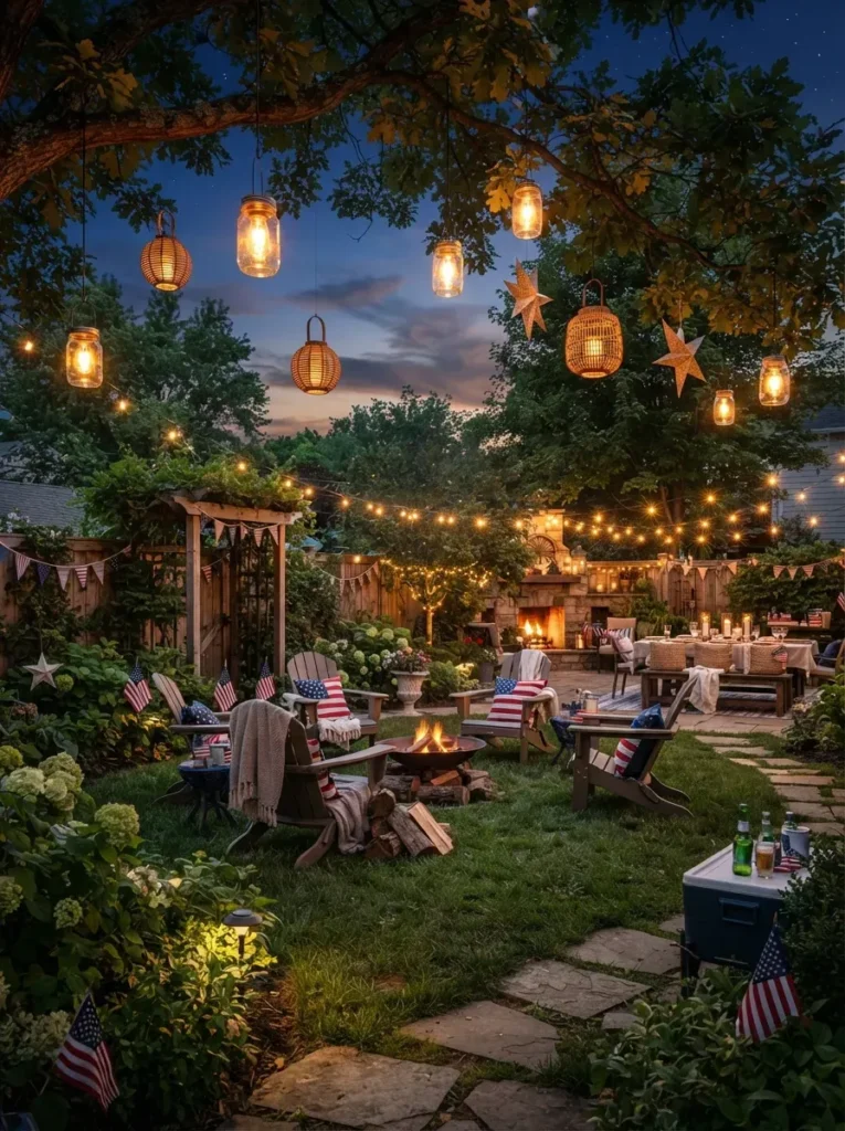 20. Lanterns Hung From Trees
