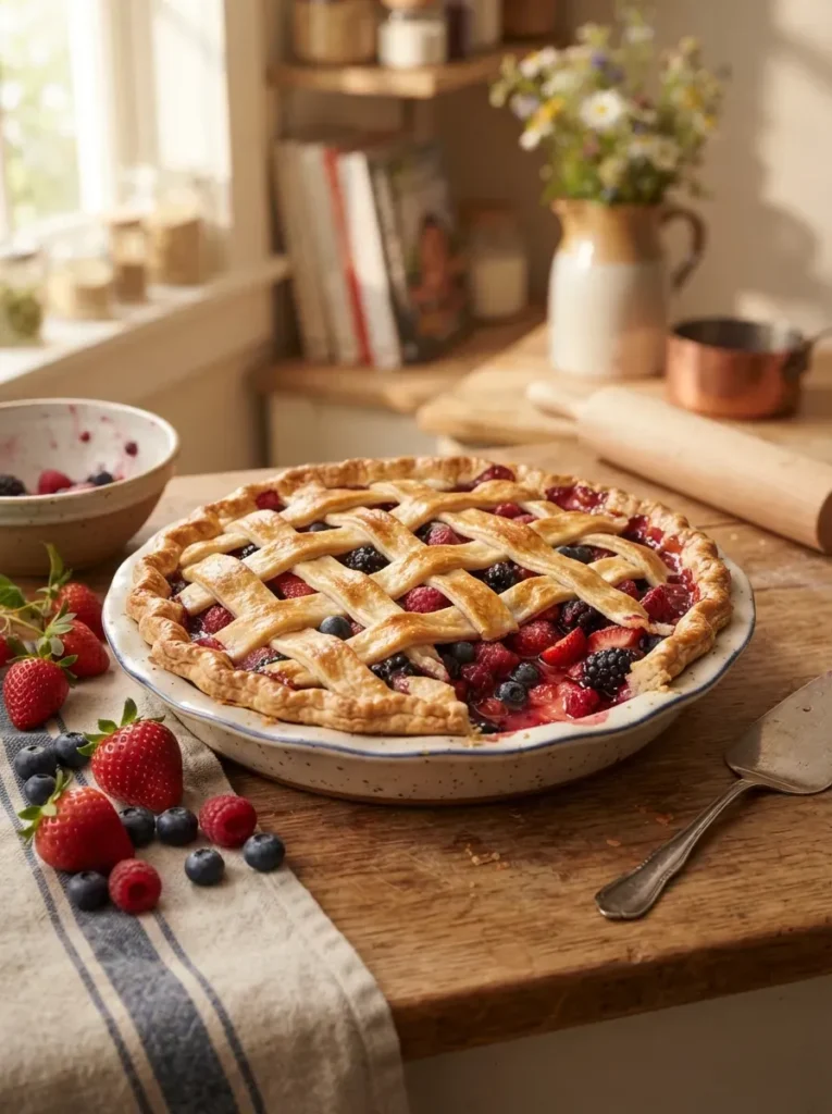 21. Mixed Berry Pie