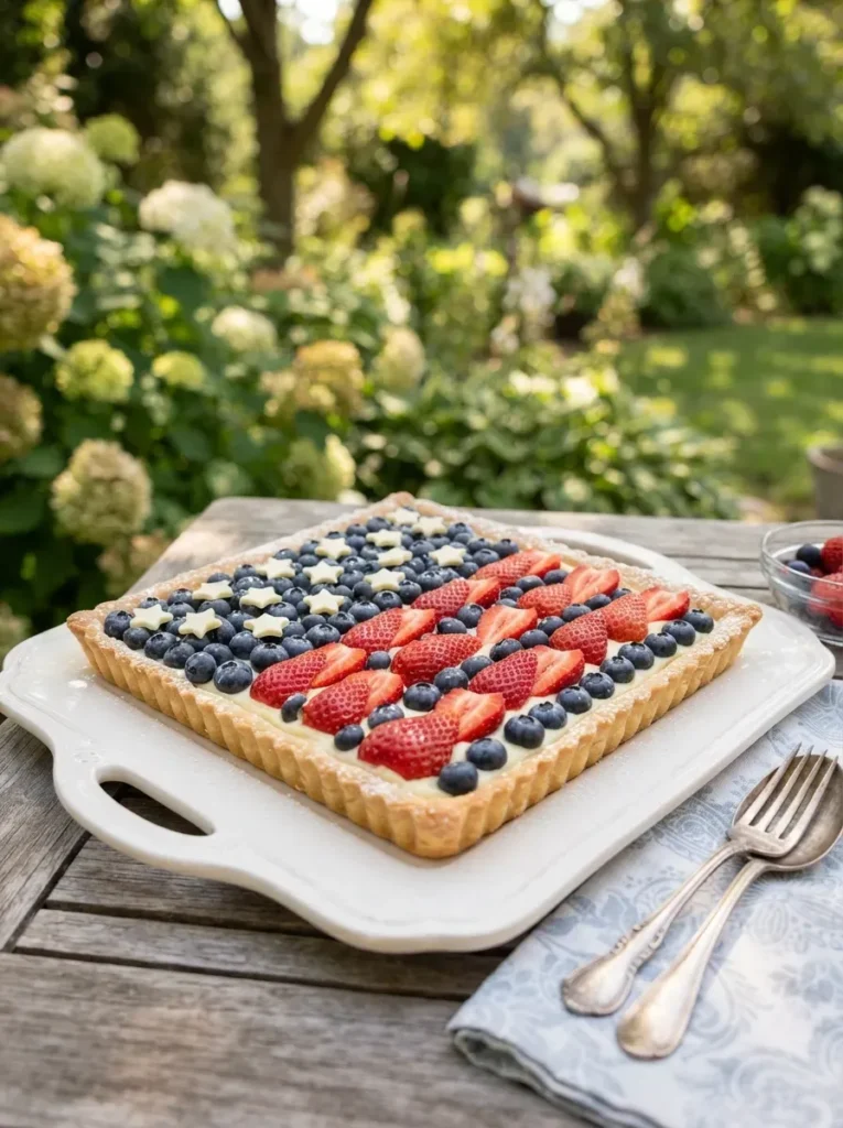 22. Flag Fruit Tart