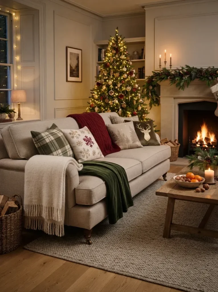 22. Swap in Seasonal Pillow Covers