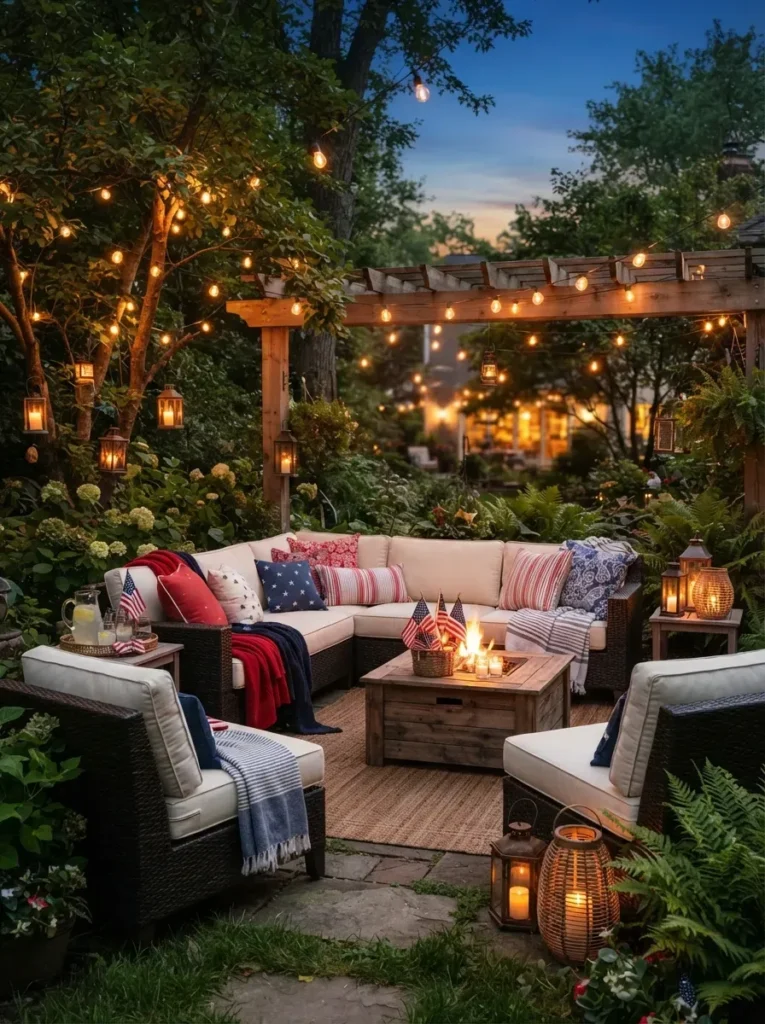 23. Patriotic Throw Pillows and Blankets