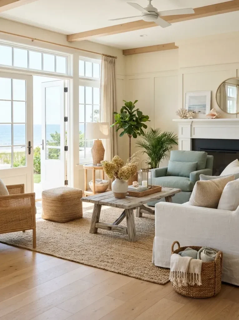 3. Add a Coastal Color Palette