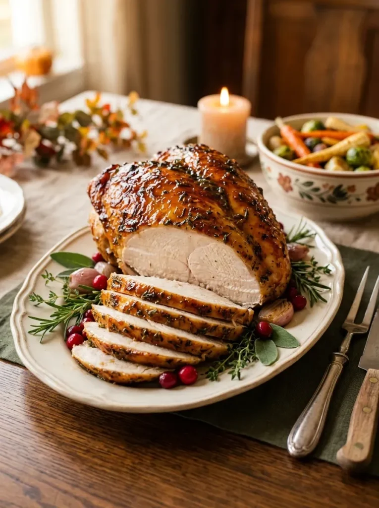 3. Maple Glazed Turkey Breast