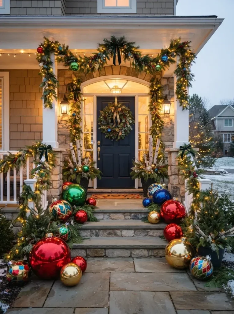 4. Add Oversized Ornaments