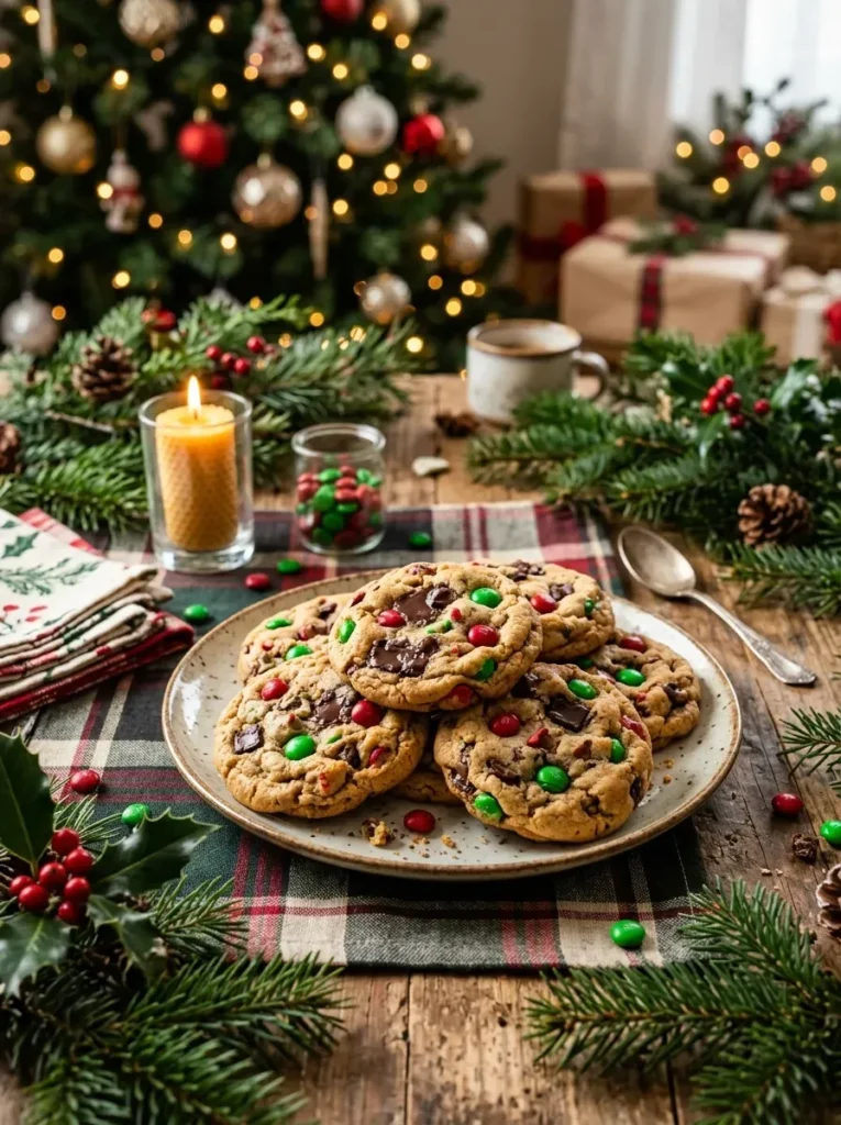 4. Chocolate Chip Cookies with a Holiday Twist