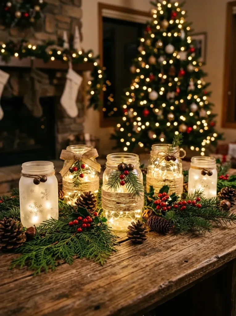 4. Mason Jar Lanterns