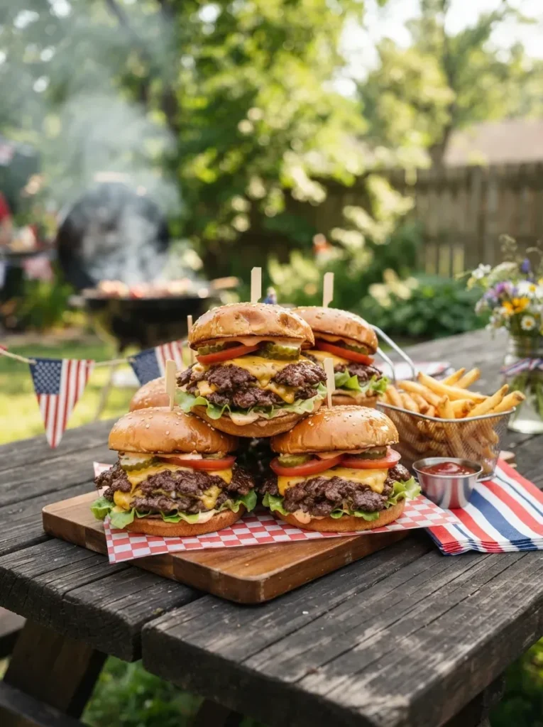 5. Classic Smash Burgers