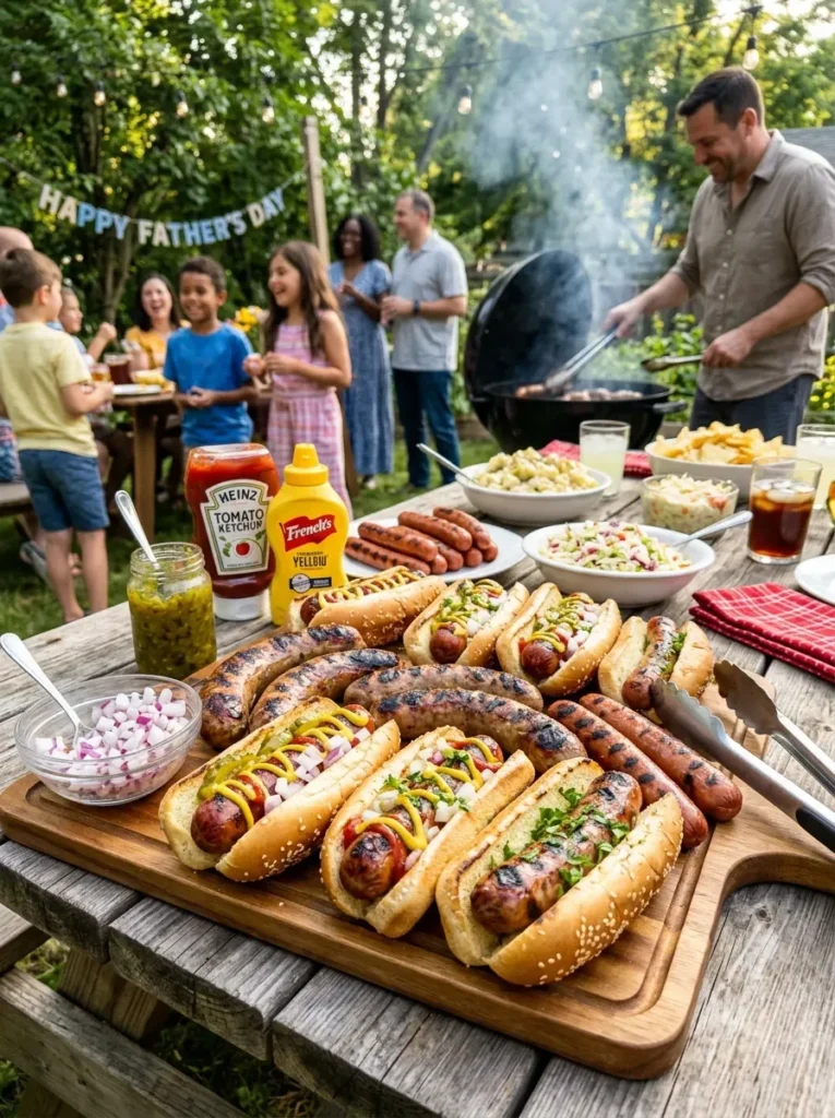 5. Grilled Sausages and Hot Dogs