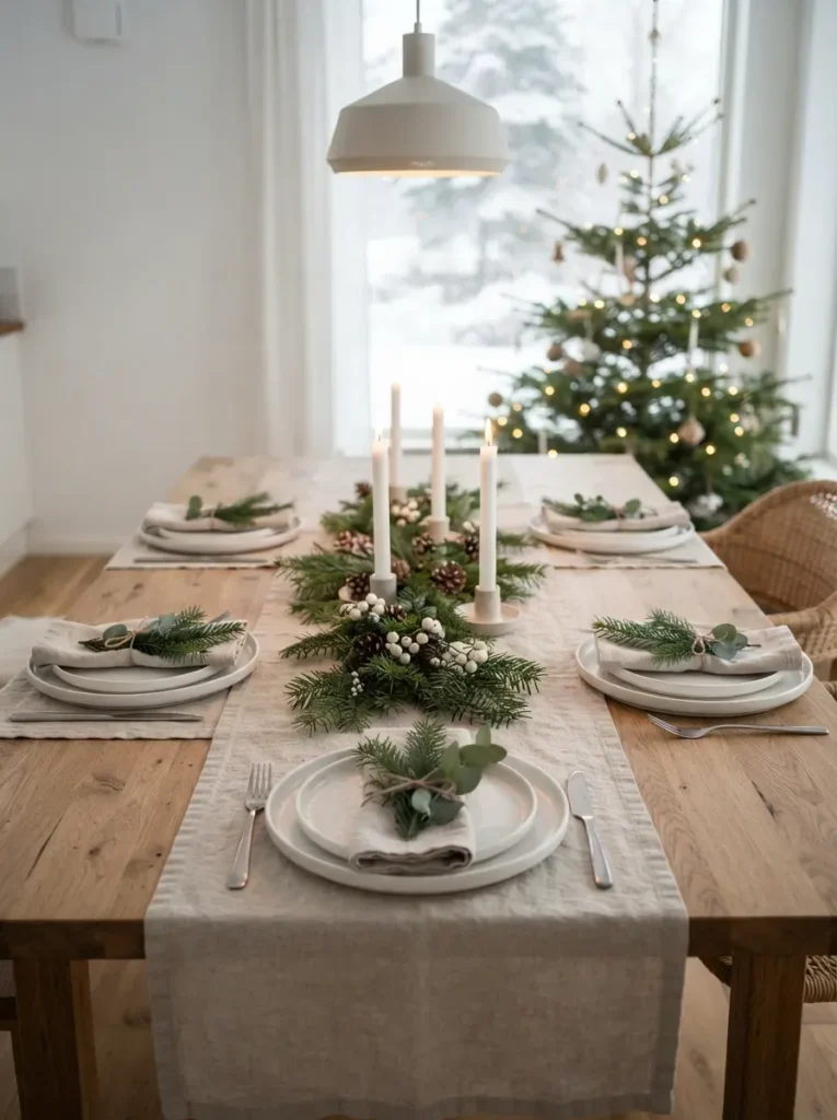 5. Nordic Minimalist Table
