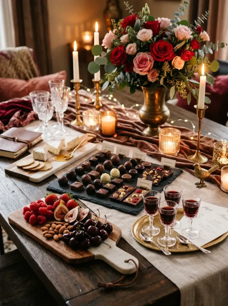 6. Build A DIY Chocolate And Wine Pairing Station