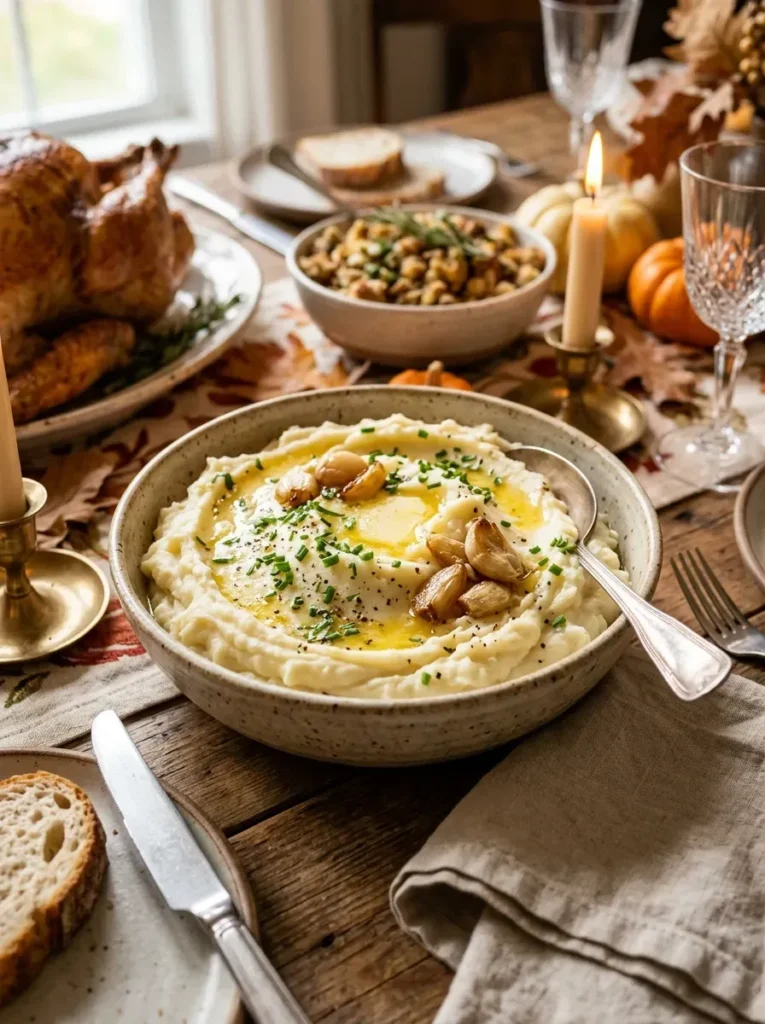 6. Creamy Mashed Potatoes with Garlic