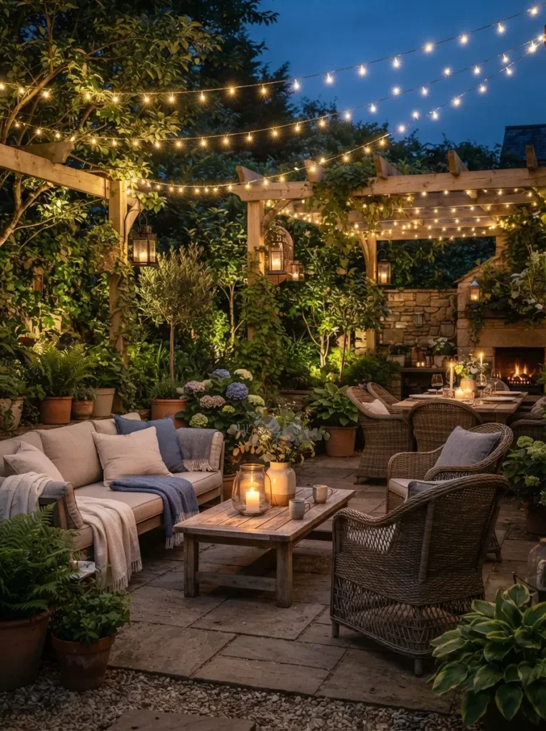 6. Hang String Lights