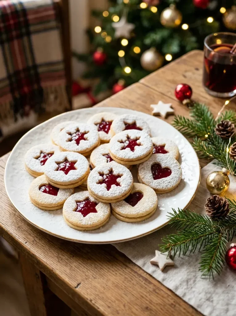 6. Linzer Cookies