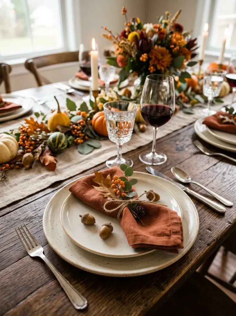 6. Set Out Cloth Napkins With a Personal Touch