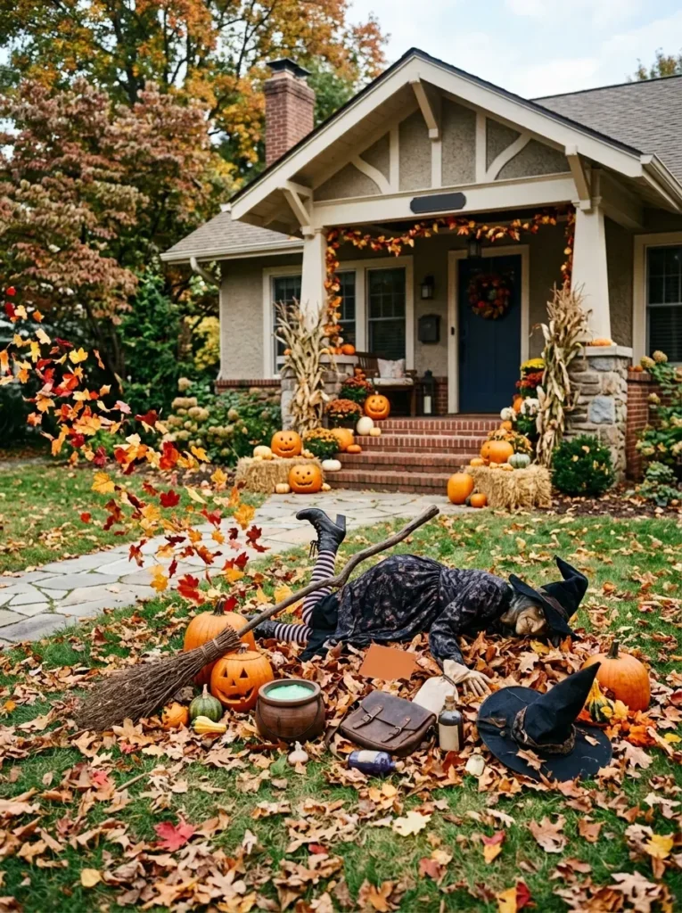 6. Set Up a Witch Crash Scene
