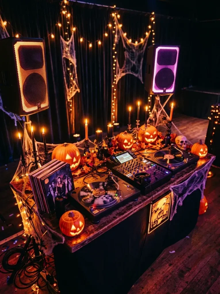 7. Play a Spooky Playlist That Builds Energy