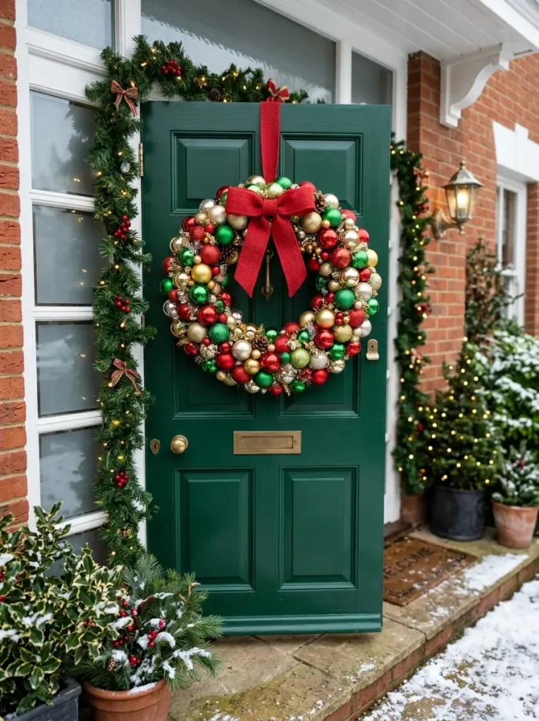 8. Dollar Store Ornament Wreath